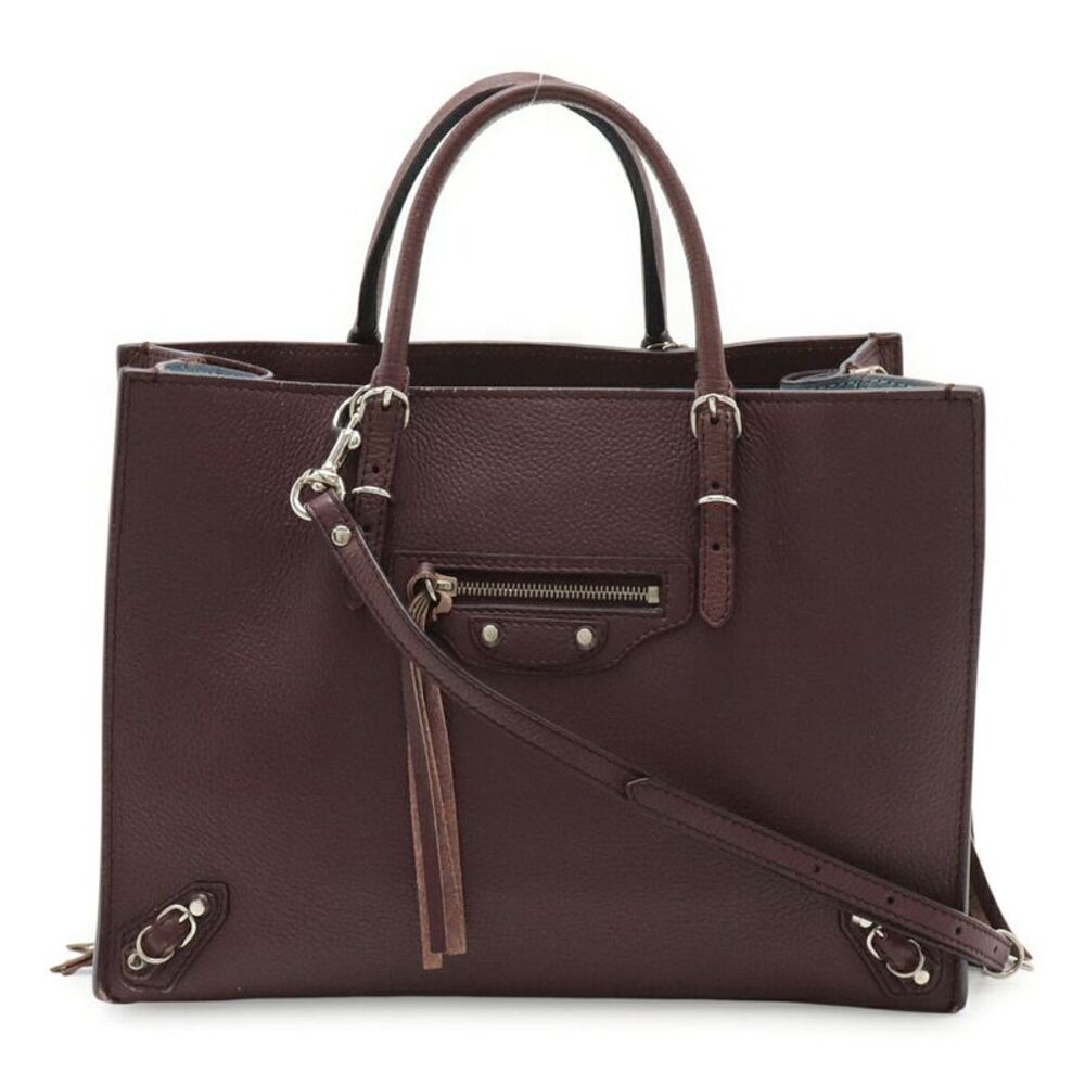 Balenciaga Paper Zip-Around Bag